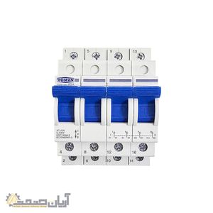 کلید چنج اور دستی مدل TOMZN TO419G-80A 4P -کلید انتقال دستی برق شهر و ژنراتور 80 آمپر سه فاز