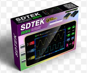 اسیلوسکوپ دیجیتال دو کانال 3.5 اینچی SDTEK مدلDSO918