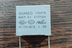 MKT 440VAC 1uF - خازن MKT، ظرفیت 1 میکروفاراد، 440 ولت AC