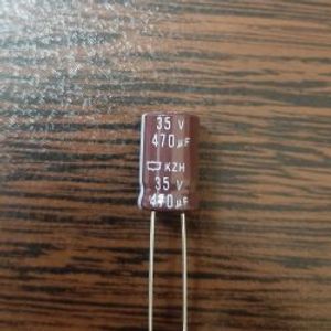 NIPPON 35V 470 uF - خازن 35 ولت 470 میکرو فاراد سری KZH