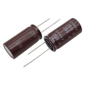Nippon 200V 390uF - خازن 200 ولت 390 میکرو فاراد سری KXJ
