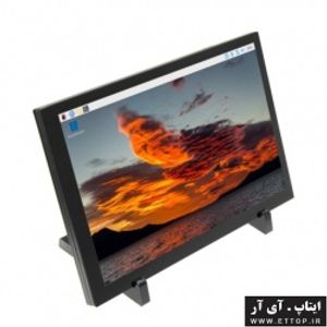 نمایشگر 10.1 اینچ IPS رنگی با تاچ خازنی 1280x800 با ورودی HDMI مخصوص رزبری پای