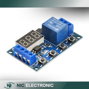 ماژول تایمر 30-6 ولت مدل JZ-801 قابل تنظیم
