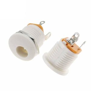 جک آداپتور روپنلی مهره خور DC-022 سفید | عمده فروشی الکترونیک سان سون