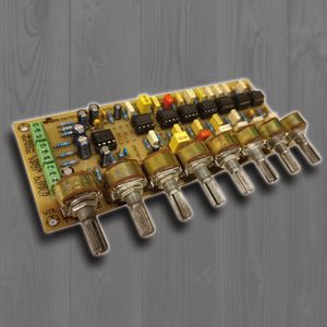 ماژول اکولایزر گرافیکی 7 باند استریو (با ولوم گرد) - مدل : EQ7BS - فروشگاه اینترنتی سام آوا