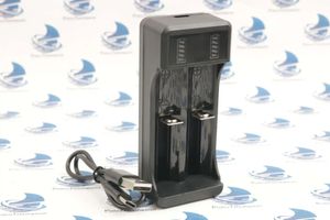 شارژر باتری لیتیوم یون دوتایی با قابلیت قطع خودکار USB