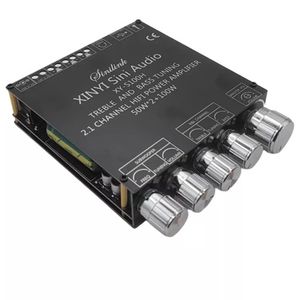 ماژول آمپلی فایر صوتی بلوتوث دار دو کاناله 50 وات + ساب 100 وات مدل XY-S100H