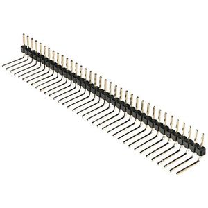 PIN HEADER 1×40 11MM پین هدر نری رایت مس - فروشگاه قطعات الکترونیک میکرونور