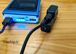 شارژر باتری لیتیومی 18650 یک سل با Type-C