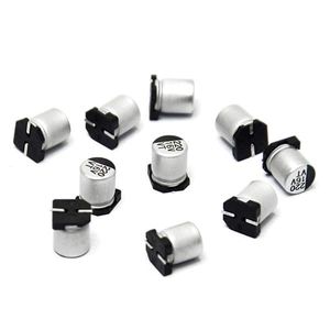 خازن SMD الکترولیت 470uF / 25V سایز 10x10 بسته 10 تایی