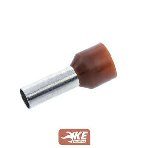 وایرشو تکی روکشدار سایز 10 قهوه‌ای E10012 بسته 100 عددی