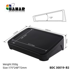 BDC 30019-B2 جعبه تمام پلاستیکی شیبدار رومیزی