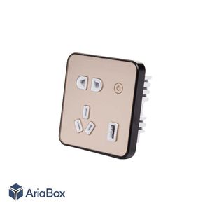 جعبه پریز وای فای 10 آمپر هوشمند S- Socket2 با ابعاد 40×90×86 میلی متر