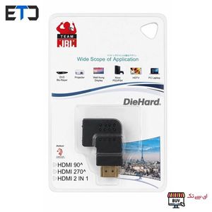 تبدیل نری به مادگی HDMI با زاویه 90 درجه تخت