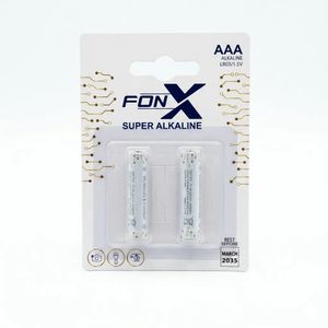 باتری نیم قلمی AAAسوپر آلکالاین FONX