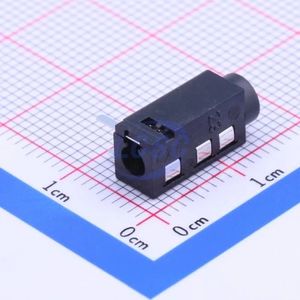 جک هدفون 3.5 میلی متری 30 ولت 500 میلی آمپر PJ-3200B-4A