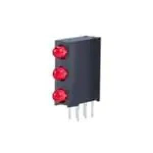 LED قابدار قرمز 3تایی 3mm