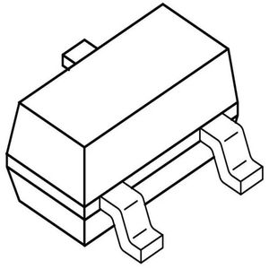 ترانزیستور BCR116 پکیج SOT-23