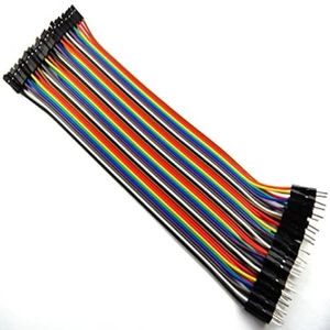 سیم جامپر نری به نری فلت 40 رشته 20cm