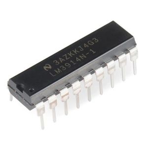 آی سی درایور دیپ LM3914N LED کپی