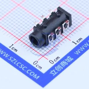 جک هدفون روبردی 3.5 میلی متری 30 ولت PJ-313D-6A