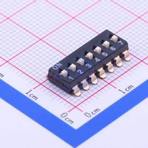 دیپ سوییچ 7 حالته 24 ولت 25 میلی آمپر DSIC07LS-P