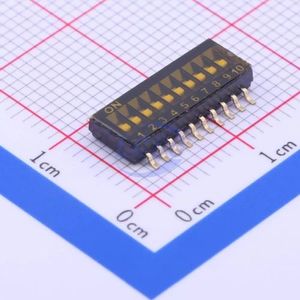 دیپ سوییچ 10 حالته 24 ولت 25 میلی آمپر DSHP10TS-S - SMD