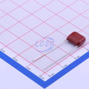 خازن پلی استر 68 نانوفاراد 400 ولت تلرانس ±5% - CL21-0.068uF400V