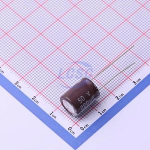 خازن الکترولیتی دیپ 220 میکروفاراد 50 ولت SHG220UF50V01EC1210