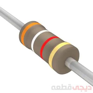 مقاومت دیپ 3.9 کیلو اهم 1.4 وات CFR-25JB-52-3K9