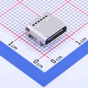 کانکتور USB مادگی 24 پین 3 آمپر تایپ TYPE-C 24P QT - C