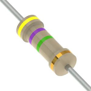مقاومت دیپ 4.7 مگا اهم 1.4 وات CFR-25JB-52-4M7