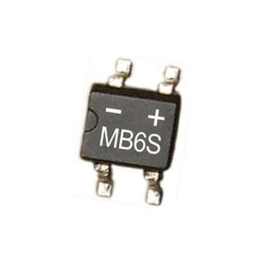 پل دیود 600 ولت 0.5 آمپر MB6S