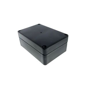 جعبه پلاستیکی منبع تغذیه رومیزی ضدآب 33×57×82 میلی متر مشکی