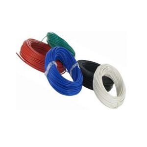 سیم افشان تک رشته زرد سایز 0.25