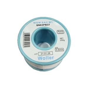 سیم لحیم 0.8 میلی متر 250 گرمی برند woller