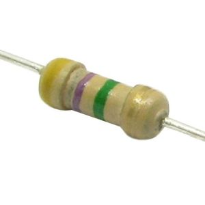 مقاومت 3.3 مگا اهم 1/4 وات 5 درصد | 3.3M