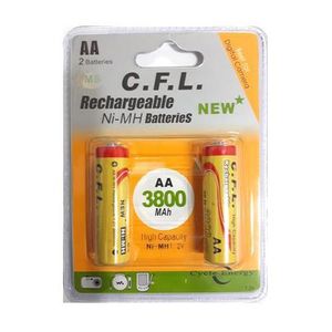 باتری قلمی شارژی دو تایی 1.2V 3800mA مارک C.F.L