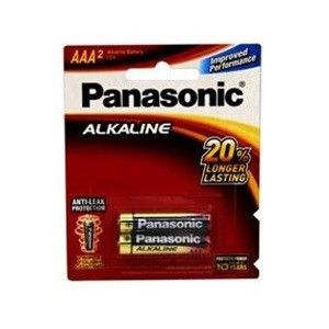 باتری نیم قلمی آلکالاین دوتایی برند پاناسونیک Panasonic