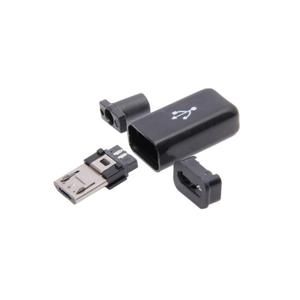 کانکتور میکرو USB نری کاوردار - سر کابلی شارژ اندروید