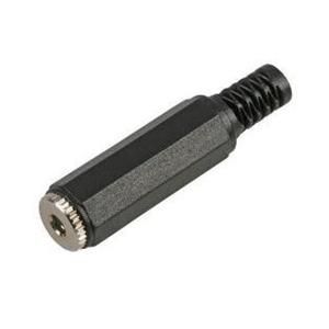 فیش مادگی هدفن 3.5mm استریو مشکی | فیش مادگی AUX