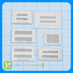 BGA RAM Reballing Stencil Set 6pcs
