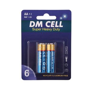 باتری قلمی DM CELL کارت 2 عددی