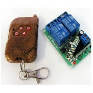 گیرنده رادیویی 2 کانال به همراه ریموت کد فیکس فرکانس 315MHZ