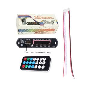 ماژول MP3 پنلی فلش خور 12V بلوتوث دار