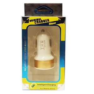 شارژر فندکی دارای 2 پورت 1A و 2.1A پکدار