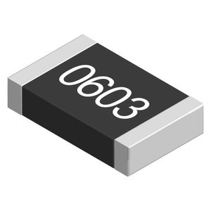 مقاومت smd پکیج 0603 اندازه 100 اهم