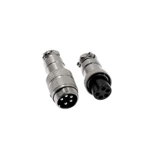 کانکتور نظامی قفل شونده 5 پین قطر 16 میلی متر - GX16-5(نرگی و مادگی)- Used