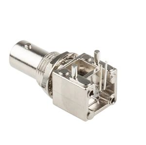 کانکتور BNC مادگی روبردی نود درجه فلزی ( بدون واشر و مهره ) - USED