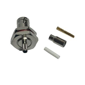 کانکتور BNC مادگی سرکابلی پنلی مهره ای آب بنددار مستقیم RG402